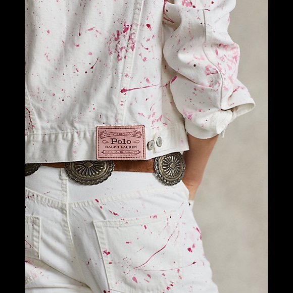 Polo Ralph Lauren Pink Pony Denim Trucker Jacket - Picture 4 of 9